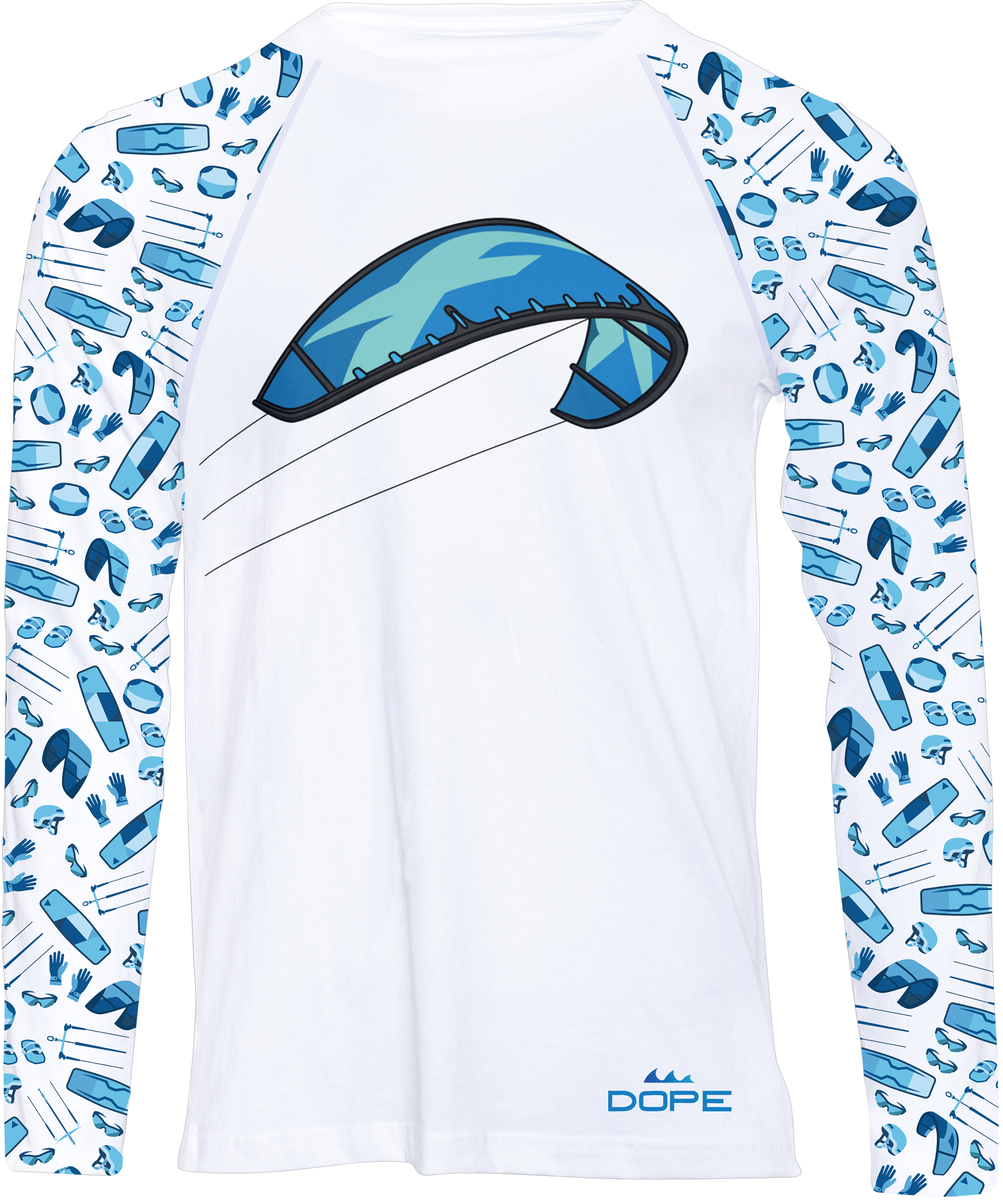 Kitesurfing - Long Sleeve Performance T-shirt